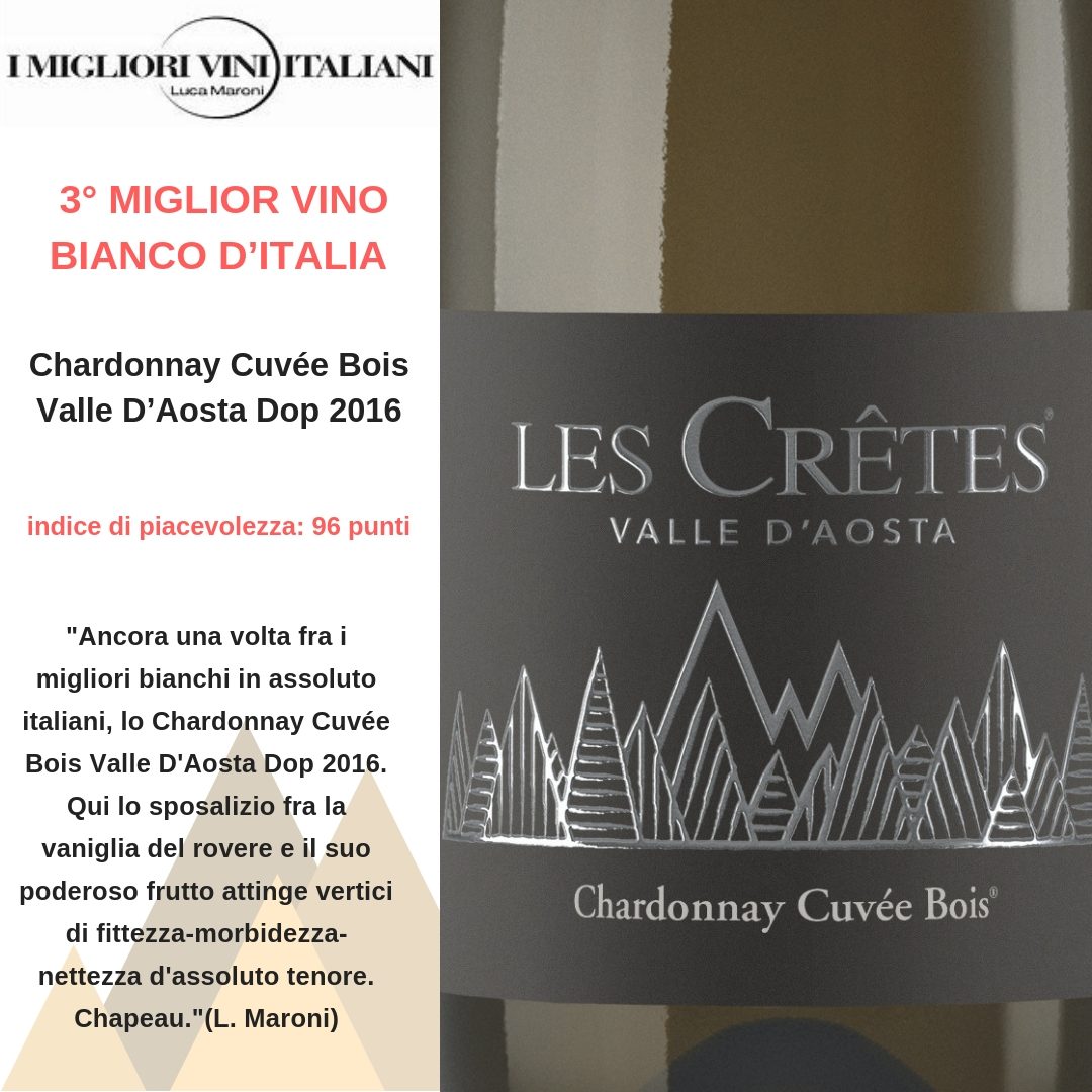 Chardonnay Cuvée Bois 2016 3° MIGLIOR VINO BIANCO D’ITALIA