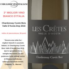 Chardonnay Cuvée Bois 2016 3° MIGLIOR VINO BIANCO D’ITALIA